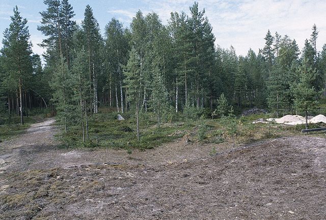 Kuva: Asumuspainanne 63, länsiosa ennen kaivausta. Hans-Peter Schulz 2000