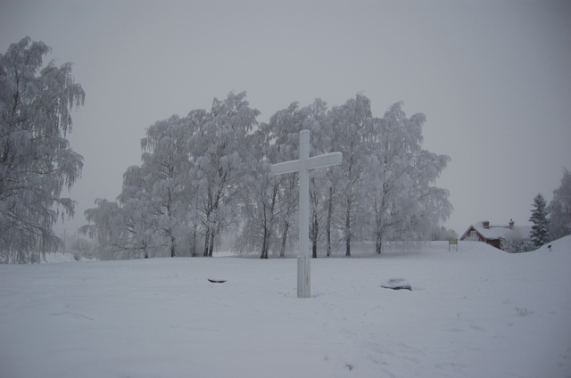 Koroistenniemi Kirkonpaikka talvella 2010. Teija Tiitinen 12.01.2010