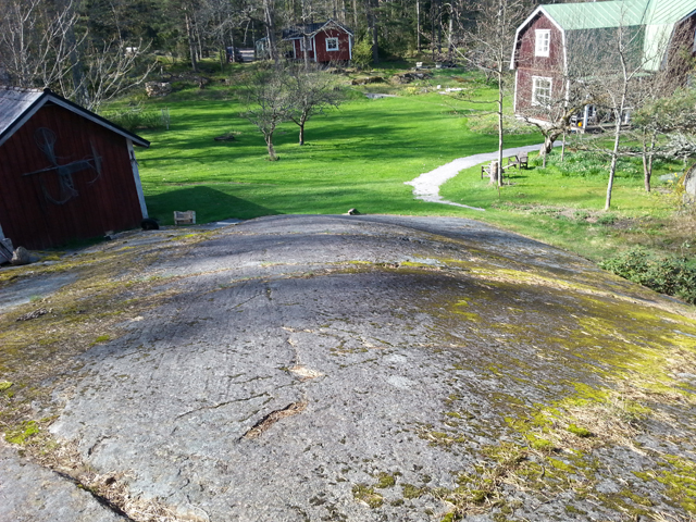 Kuva: Näkymä kalliolta pohjoiseen. Teija Tiitinen 11.5.2015