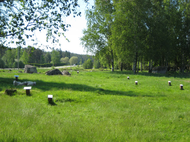 Kuva: Euran Luistarin kalmiston aluetta kuvattuna pohjoisesta Leena Koivisto 1.6.2009
