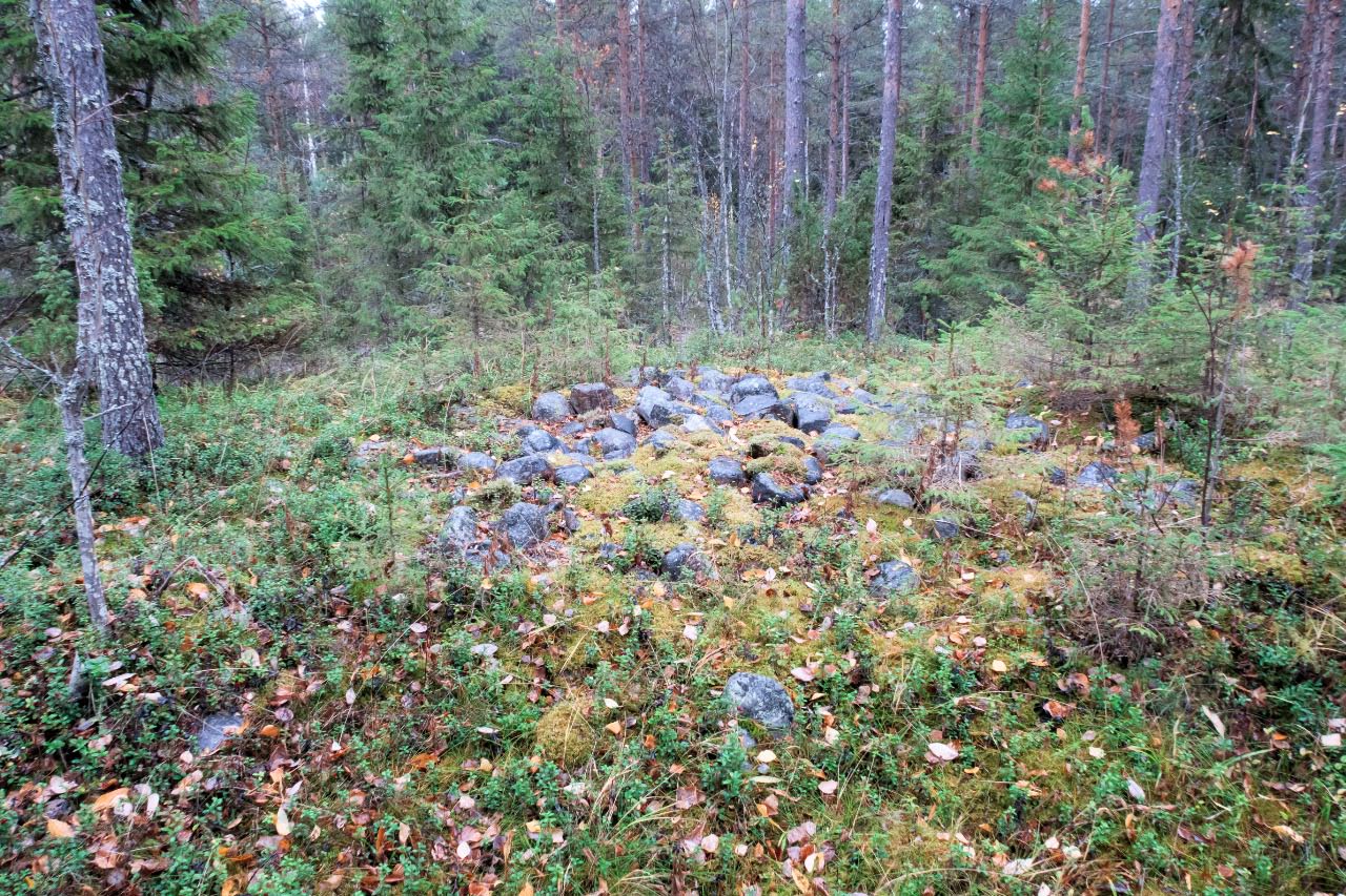 Kuva: Kemi Länkimaa 1. Läntisempi hautaröykkiö. Kuva lännestä. Vesa Laulumaa 2017