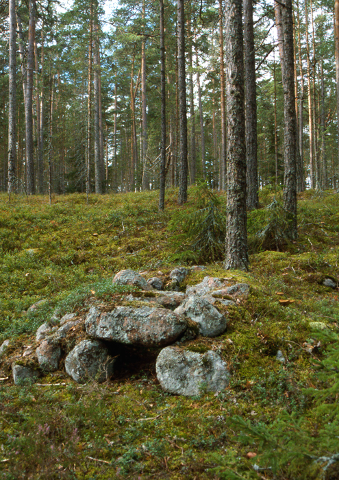 Kuva: Vironnimellä oleva kiviuuni  Kymenlaakson museo CC BY Marita Kykyri 10.9.2003