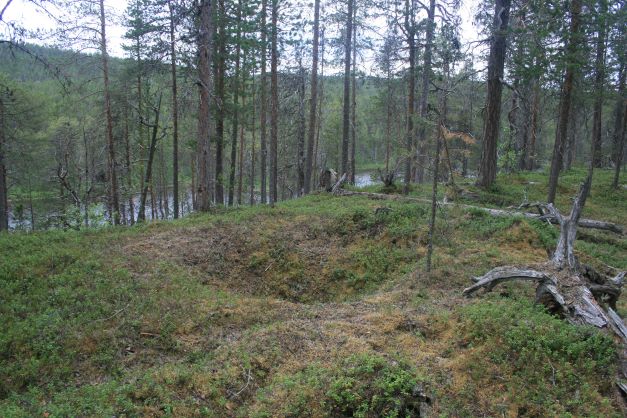 Kuva: Pyyntikuoppa 1 kaakosta. Metsähallitus. CC BY 4.0 Sami Viljamaa 2013