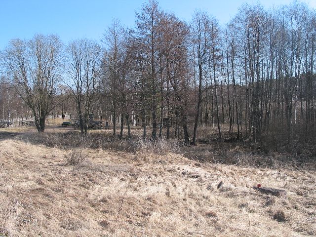 Kuva: Kauttuan vanhan kylän paikkaa kuvattuna W Leena Koivisto 18.4. 2005